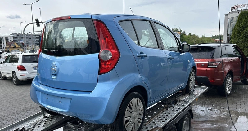 Opel Agila cena 14900 przebieg: 107000, rok produkcji 2009 z Tyczyn małe 121